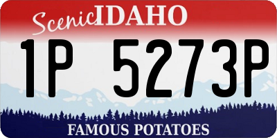 ID license plate 1P5273P