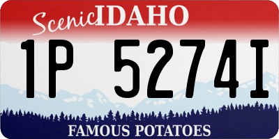 ID license plate 1P5274I