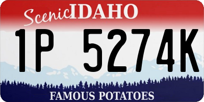 ID license plate 1P5274K