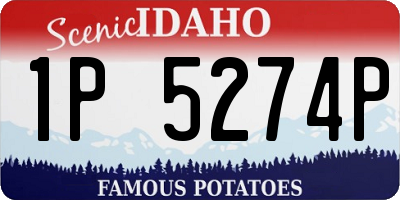 ID license plate 1P5274P