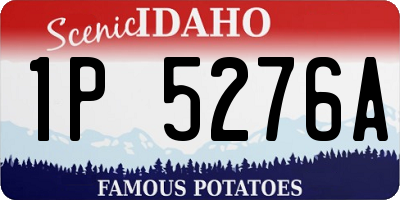 ID license plate 1P5276A