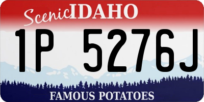 ID license plate 1P5276J