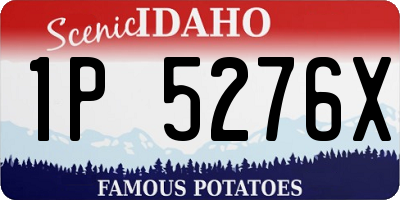 ID license plate 1P5276X