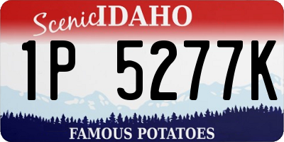 ID license plate 1P5277K
