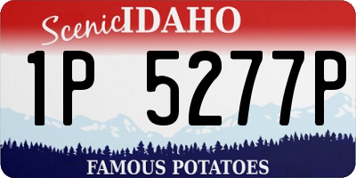 ID license plate 1P5277P