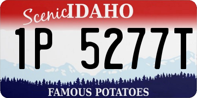 ID license plate 1P5277T