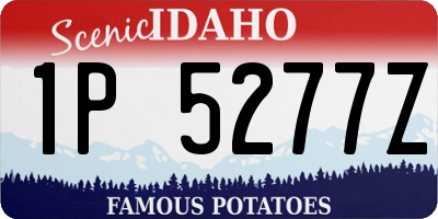 ID license plate 1P5277Z
