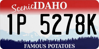 ID license plate 1P5278K