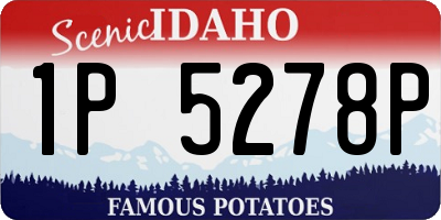 ID license plate 1P5278P