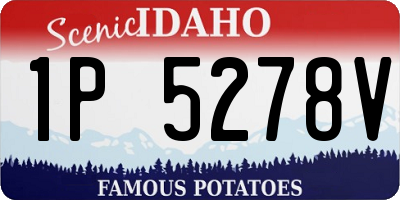 ID license plate 1P5278V