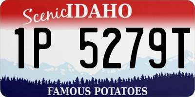 ID license plate 1P5279T
