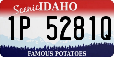 ID license plate 1P5281Q