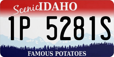 ID license plate 1P5281S