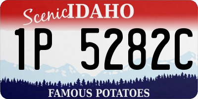 ID license plate 1P5282C