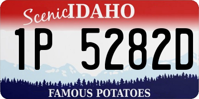 ID license plate 1P5282D