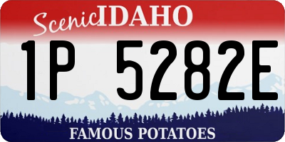 ID license plate 1P5282E
