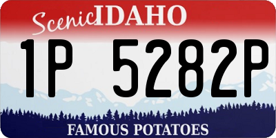 ID license plate 1P5282P