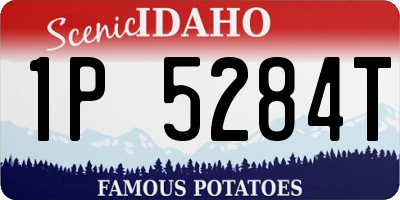 ID license plate 1P5284T