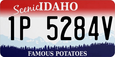 ID license plate 1P5284V
