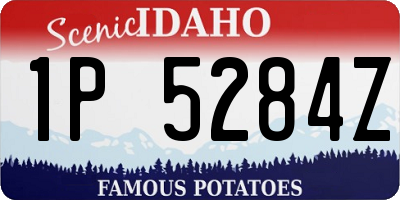 ID license plate 1P5284Z
