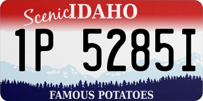 ID license plate 1P5285I