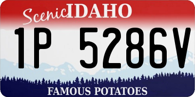 ID license plate 1P5286V