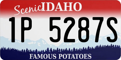 ID license plate 1P5287S