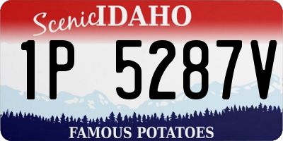 ID license plate 1P5287V