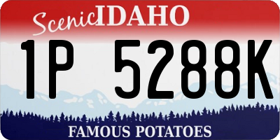 ID license plate 1P5288K