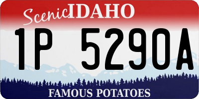 ID license plate 1P5290A