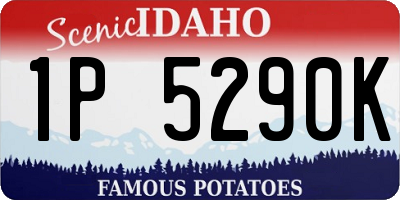ID license plate 1P5290K