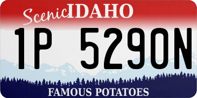 ID license plate 1P5290N