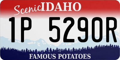 ID license plate 1P5290R