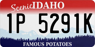 ID license plate 1P5291K