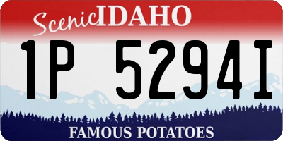 ID license plate 1P5294I