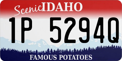 ID license plate 1P5294Q