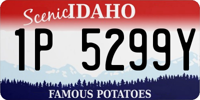 ID license plate 1P5299Y