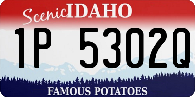 ID license plate 1P5302Q