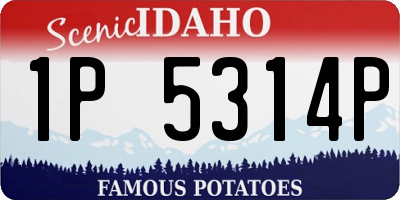 ID license plate 1P5314P