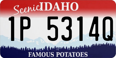 ID license plate 1P5314Q