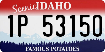 ID license plate 1P5315O