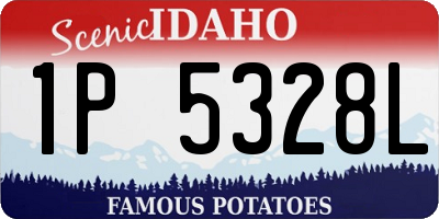 ID license plate 1P5328L