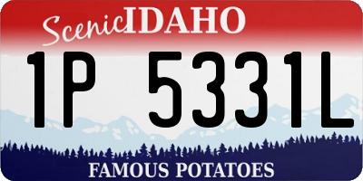 ID license plate 1P5331L