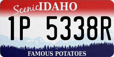 ID license plate 1P5338R