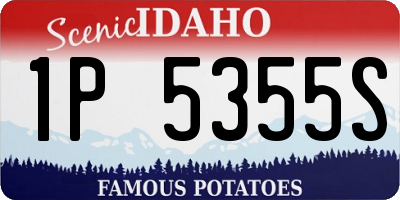 ID license plate 1P5355S
