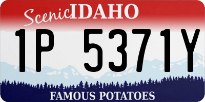 ID license plate 1P5371Y