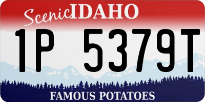 ID license plate 1P5379T