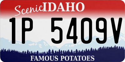 ID license plate 1P5409V