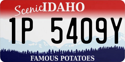 ID license plate 1P5409Y