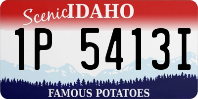 ID license plate 1P5413I